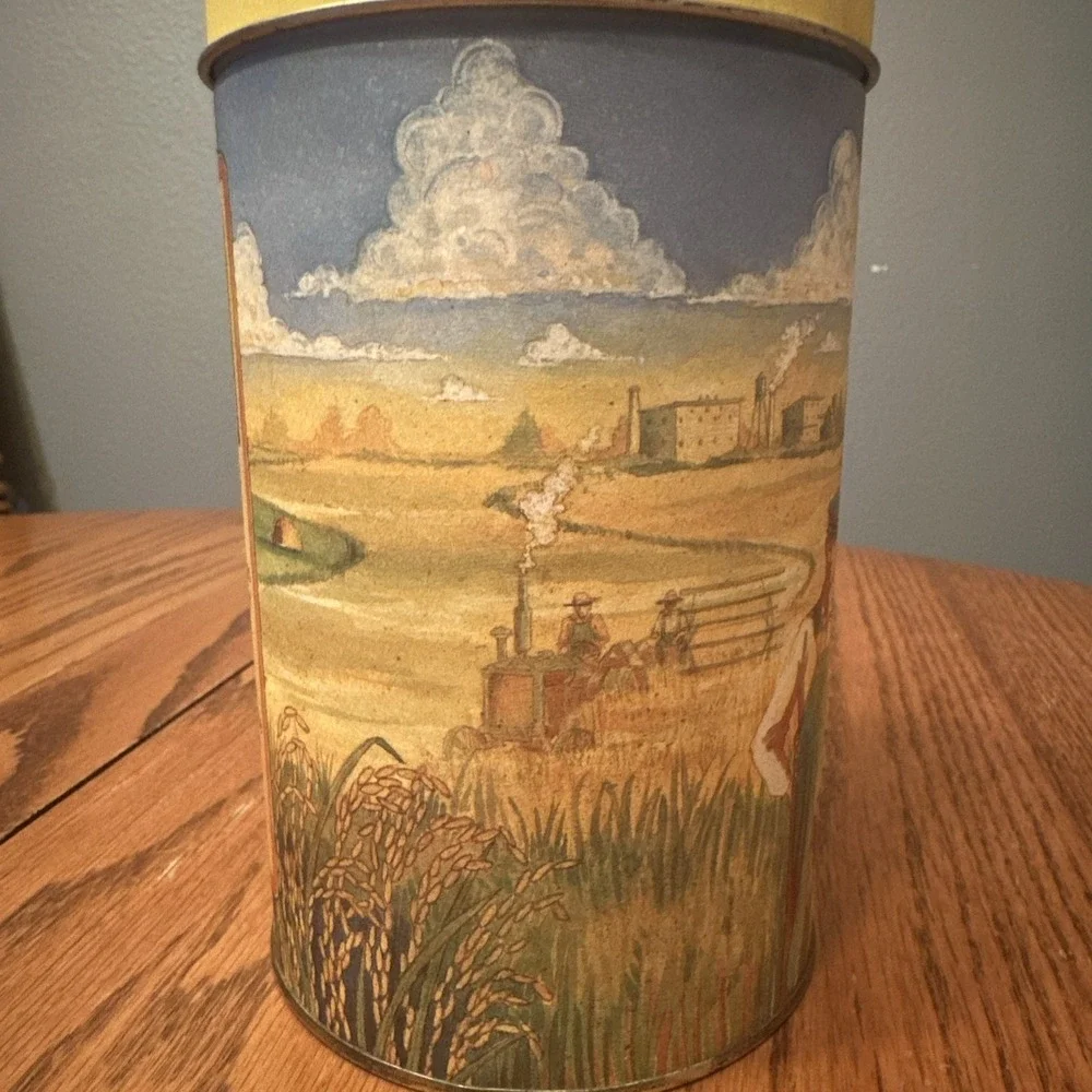 Vintage Riceland Foods 75th‎ Anniversary Commerative Can Family Farm
